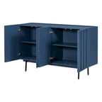 Modern Cabinet with 4 Doors and Adjustable Shelves