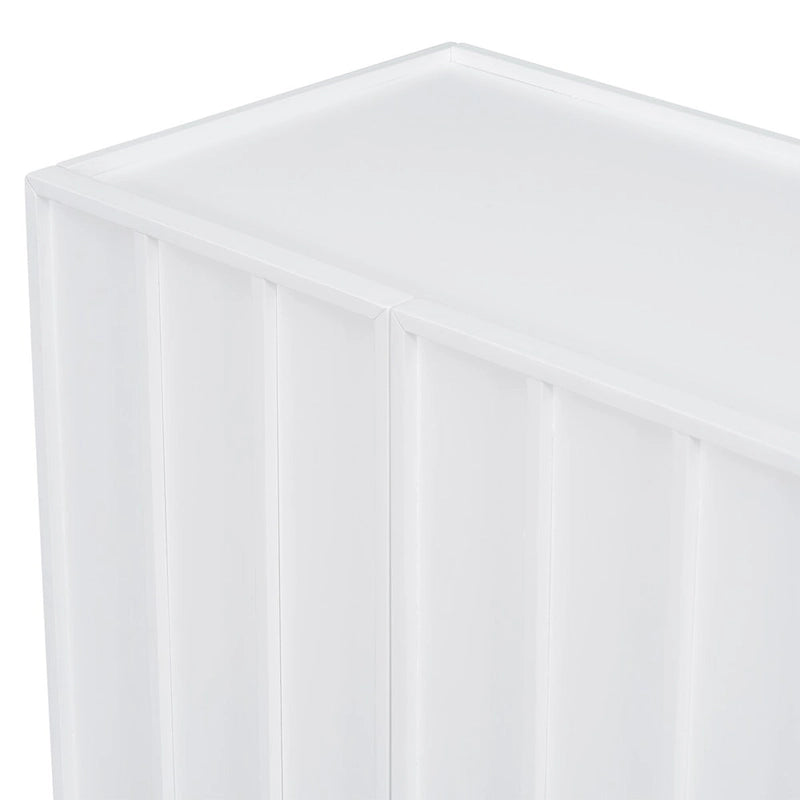 Modern Cabinet with 4 Doors and Adjustable Shelves