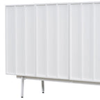 Modern Cabinet with 4 Doors and Adjustable Shelves