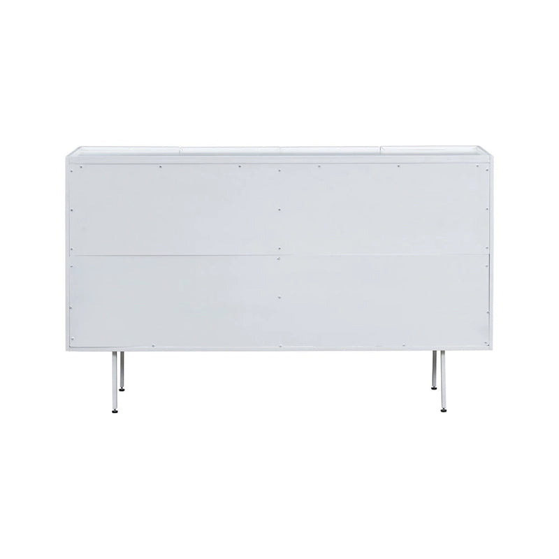 Modern Cabinet with 4 Doors and Adjustable Shelves