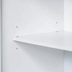 Modern Cabinet with 4 Doors and Adjustable Shelves