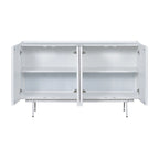 Modern Cabinet with 4 Doors and Adjustable Shelves