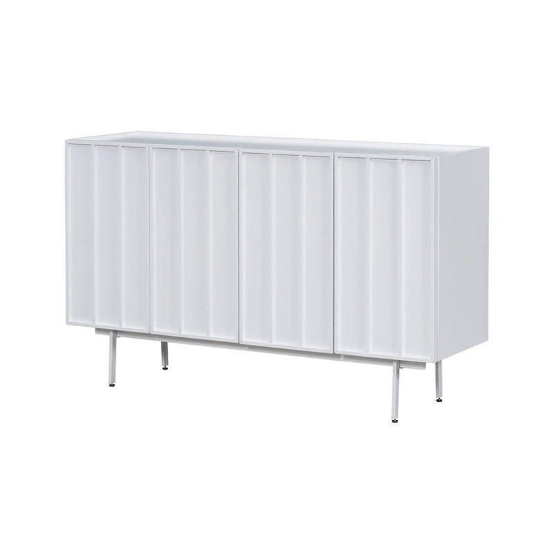 Modern Cabinet with 4 Doors and Adjustable Shelves