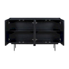 Modern Cabinet with 4 Doors and Adjustable Shelves