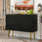 Modern Simple Sideboard Cabinet with Adjustable Shelves for Living Room, Dining Room
