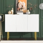 Modern Simple Sideboard Cabinet with Adjustable Shelves for Living Room, Dining Room