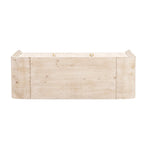 Retro Minimalist Curved Sideboard with Gold Handles