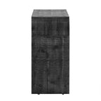 Retro Minimalist Curved Sideboard with Gold Handles