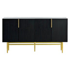 60 Modern Elegant 4-Door Cabinet Buffet/Sideboard