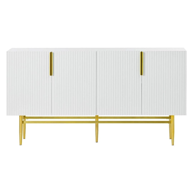 60 Modern Elegant 4-Door Cabinet Buffet/Sideboard
