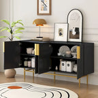 60 Modern Elegant 4-Door Cabinet Buffet/Sideboard