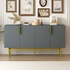 60 Modern Elegant 4-Door Cabinet Buffet/Sideboard