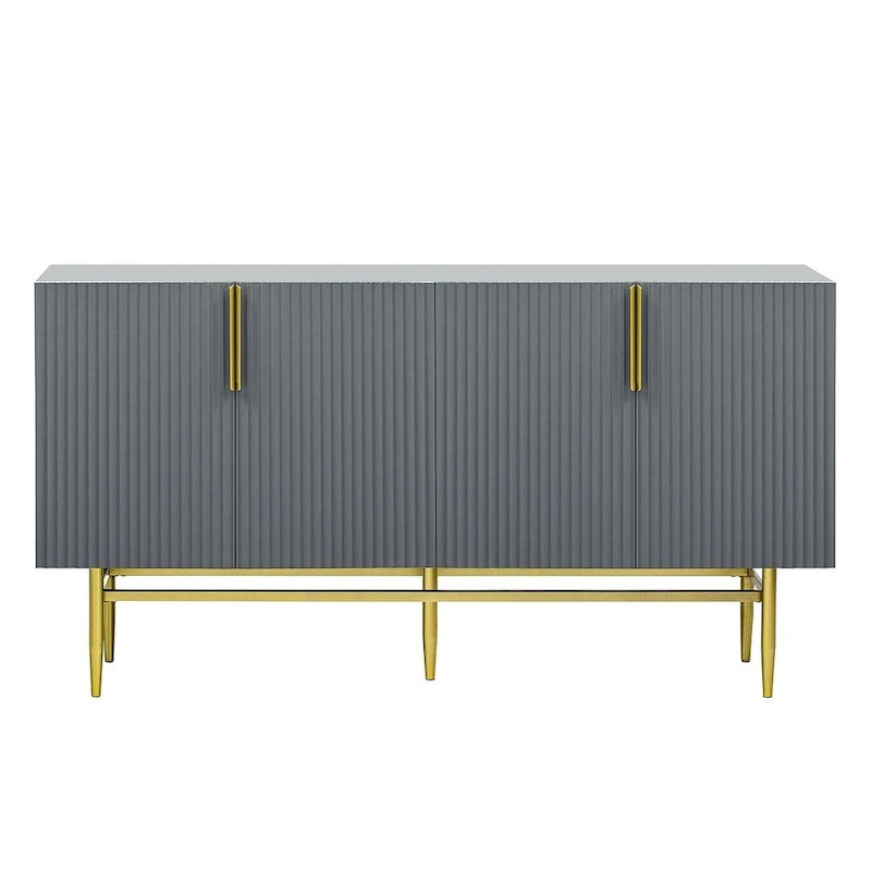 60 Modern Elegant 4-Door Cabinet Buffet/Sideboard