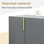 60 Modern Elegant 4-Door Cabinet Buffet/Sideboard