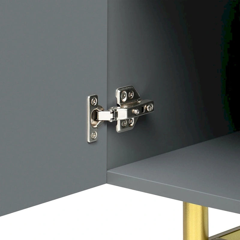 60 Modern Elegant 4-Door Cabinet Buffet/Sideboard