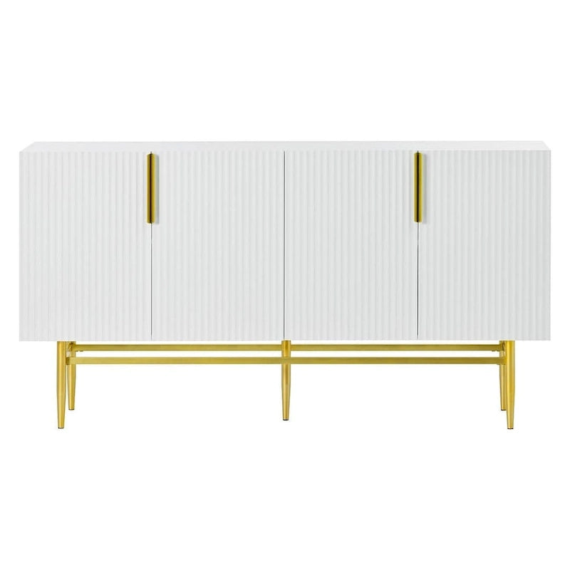 60 Modern Elegant 4-Door Cabinet Buffet/Sideboard