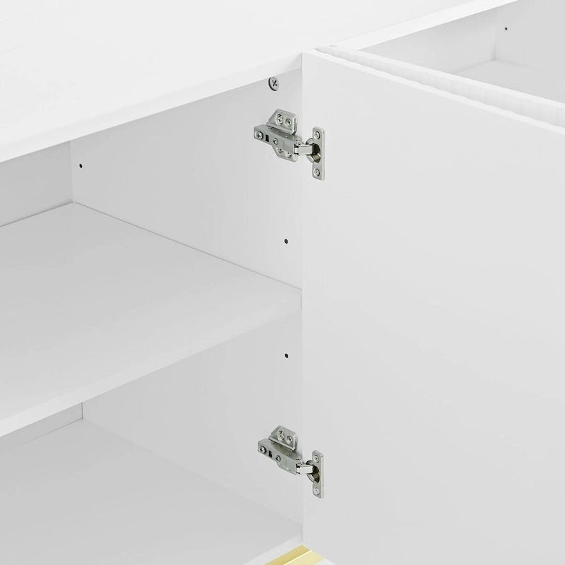 60 Modern Elegant 4-Door Cabinet Buffet/Sideboard