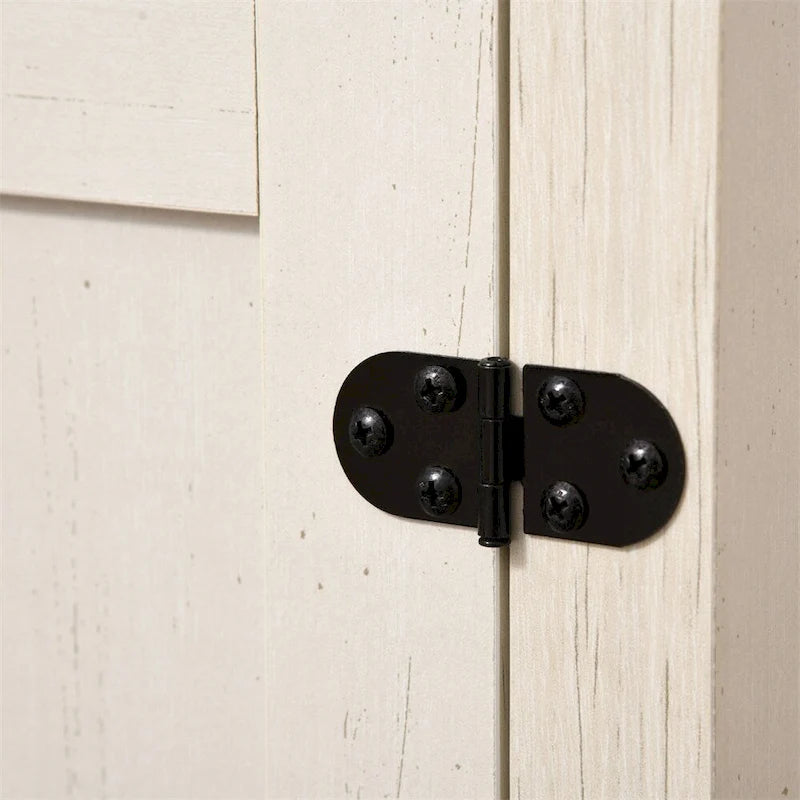 2 Barn Doors Kitchen Sideboard Buffet Cabinet with Drawer