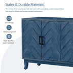 Lacquered Wooden Vintage Style Sideboard