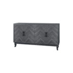 Lacquered Wooden Vintage Style Sideboard