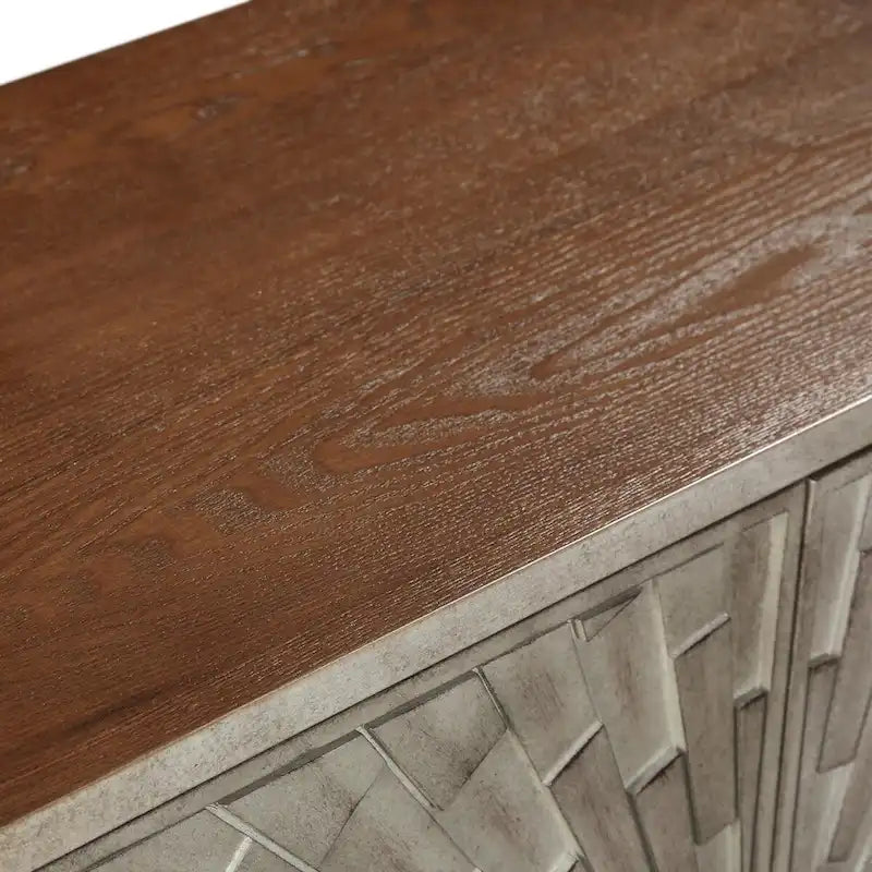 Mid-century Modern 2-door Wood Accent Cabinet Entry Coffee Table Storage Bedroom Sideboard Kitchen Buffets Chest - 29.5 inches