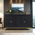 Modern Sideboard with Extra Large Storage Space with Metal Handles and Support Legs for Living Room and Dining Room