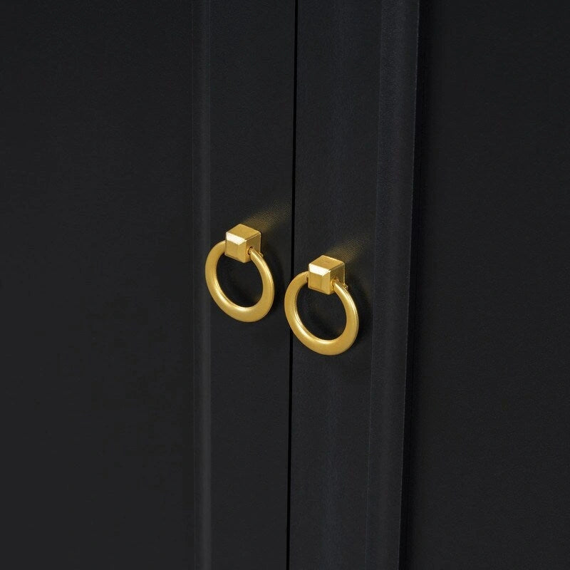 Modern Sideboard with Extra Large Storage Space with Metal Handles and Support Legs for Living Room and Dining Room