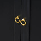 Modern Sideboard with Extra Large Storage Space with Metal Handles and Support Legs for Living Room and Dining Room