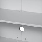 Modern Sideboard with Extra Large Storage Space with Metal Handles and Support Legs for Living Room and Dining Room