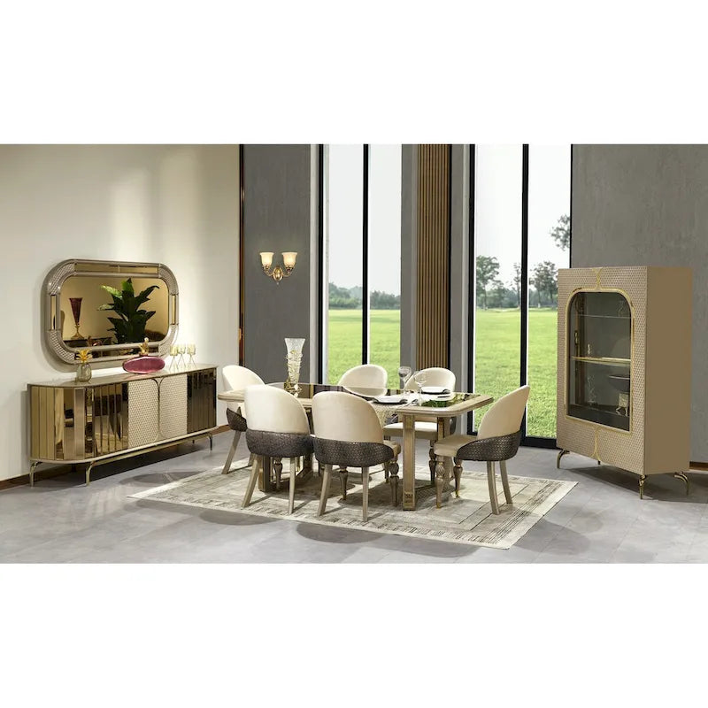 Madrid Modern Buffet With Mirror For Dining Room