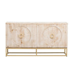 60 4-Door Sideboard Cabinet with Adjustable Shelves