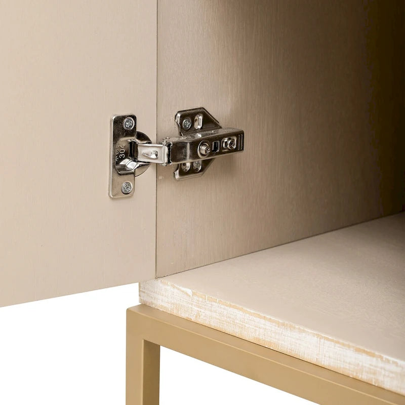 60 4-Door Sideboard Cabinet with Adjustable Shelves