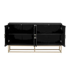 60 4-Door Sideboard Cabinet with Adjustable Shelves