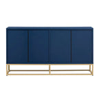 60 4-Door Sideboard Cabinet with Adjustable Shelves