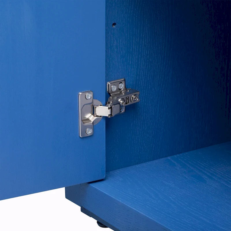 Four-Door Ash Veneer Sideboard Cabinet