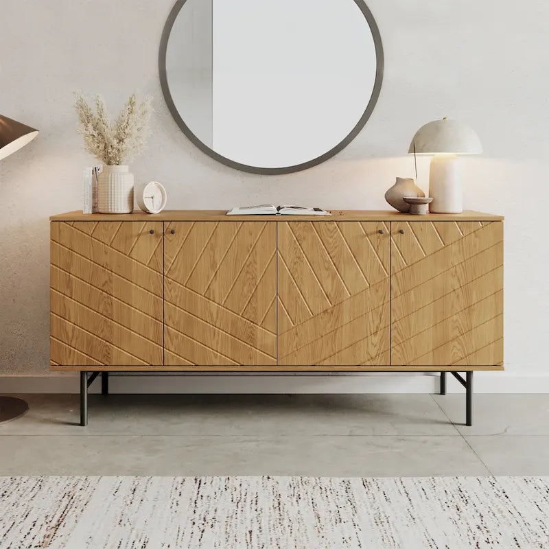 Studio London Amara 63 Wide Sideboard with Geometric Design