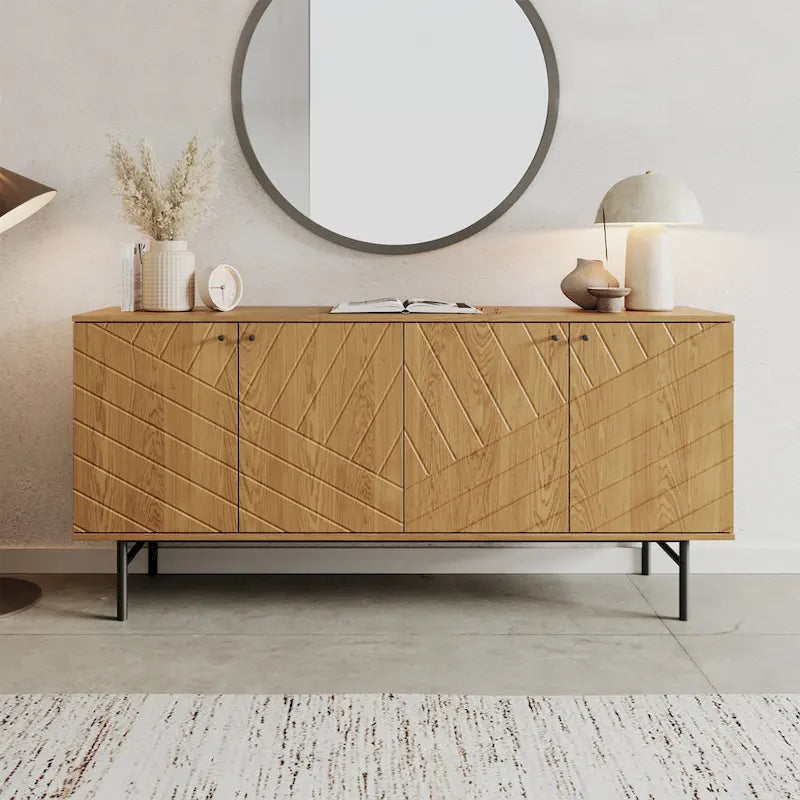 Studio London Amara 63 Wide Sideboard with Geometric Design