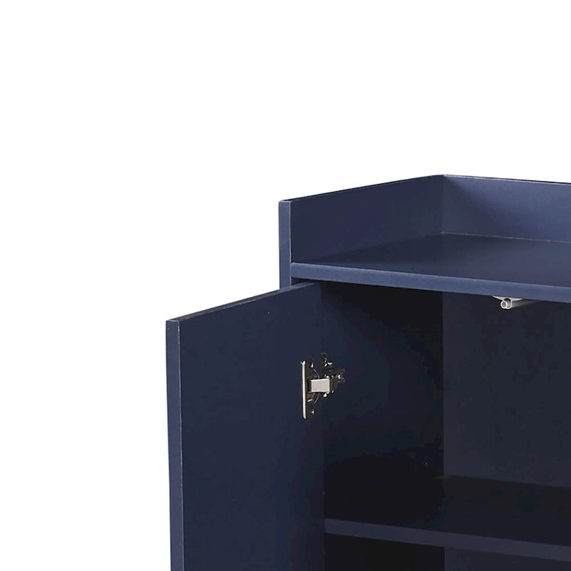 Minimalist Design Freestanding Wooden Sideboard with Metal Legs