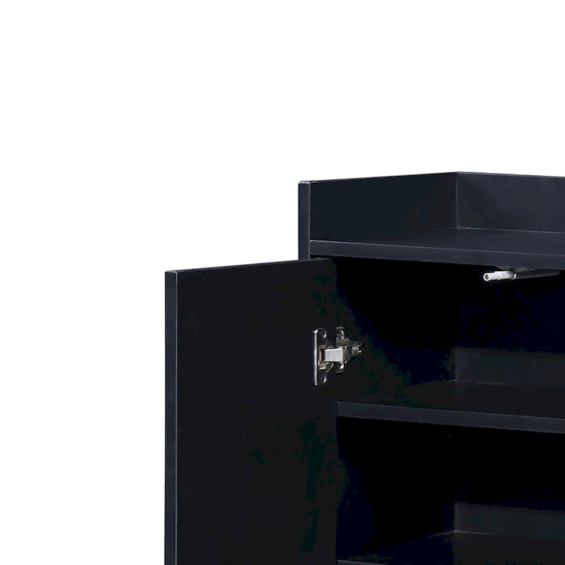 Minimalist Design Freestanding Wooden Sideboard with Metal Legs