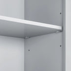 Display cabinets with open shelves