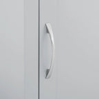 Display cabinets with open shelves