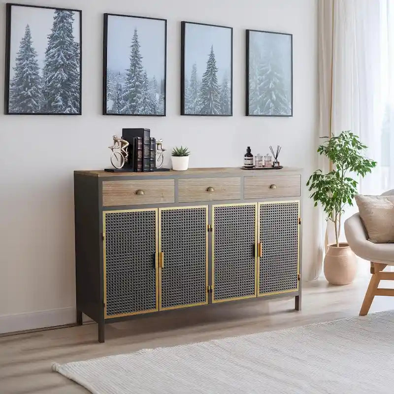 Modern Furniture Decor Sideboard with Drawers and Doors