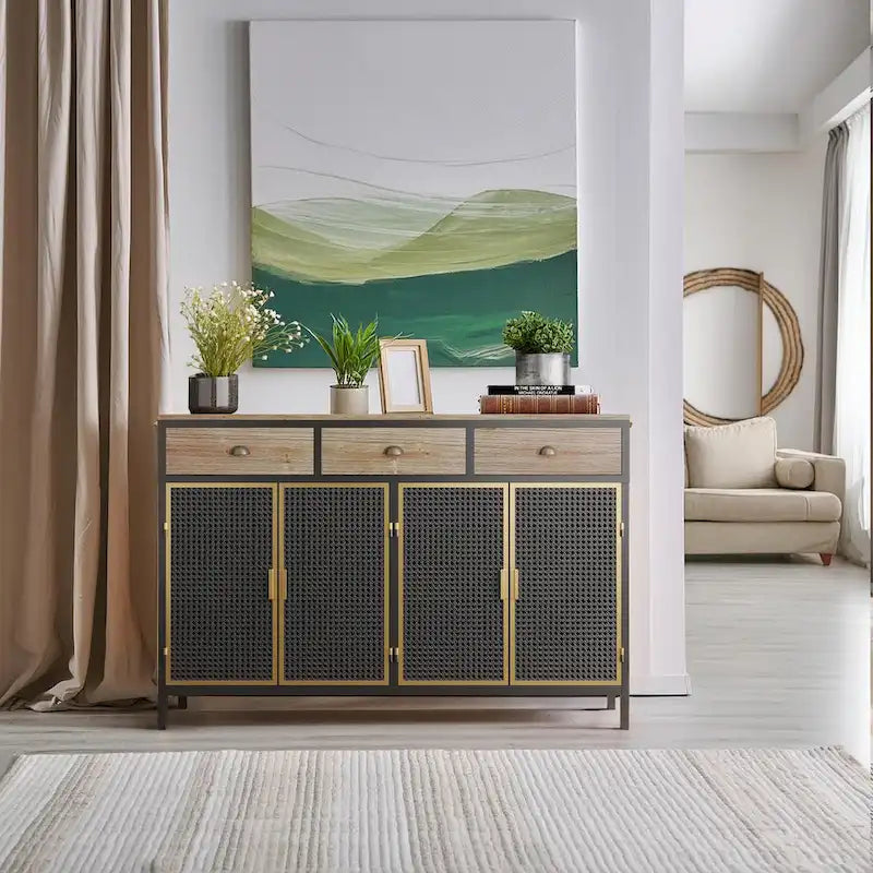 Modern Furniture Decor Sideboard with Drawers and Doors