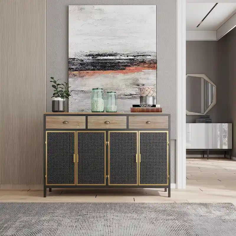 Modern Furniture Decor Sideboard with Drawers and Doors