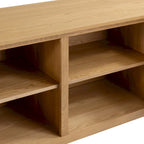 Poly & Bark Archi 70 Sideboard - Oak Wood with Cane Webbing Door Fronts