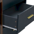 GEITIN Modern Sideboard Buffet Cabinet with Glass Doors