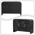 Vintage Chic Wooden Sideboard with Foot Pads