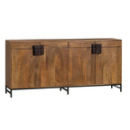 Ventura 76 4-Drawer Sideboard, Brown