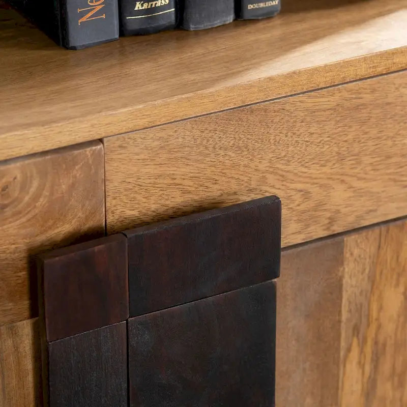 Ventura 76 4-Drawer Sideboard, Brown