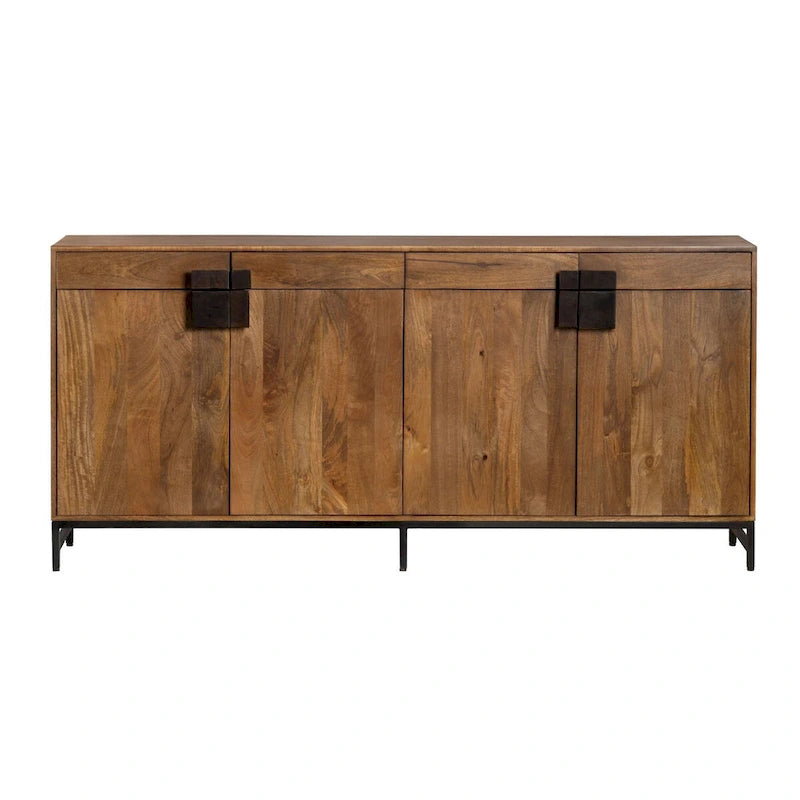 Ventura 76 4-Drawer Sideboard, Brown